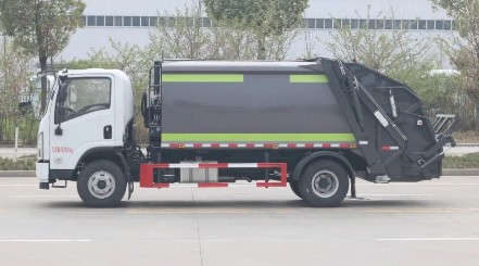 陕汽轩德X9国六8方压缩式垃圾车_压缩式垃圾车生产厂家