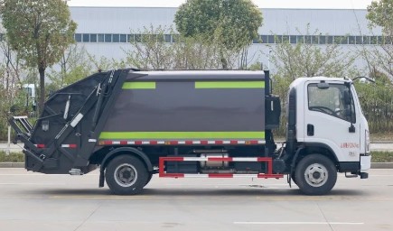 陕汽轩德X9国六8方压缩式垃圾车_压缩式垃圾车生产厂家