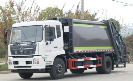 东风天锦国六12-14方压缩式垃圾车_压缩式垃圾车生产厂家