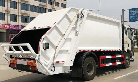 一汽解放国六12-14方压缩式垃圾车_压缩式垃圾车生产厂家