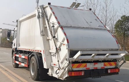 一汽解放国六12-14方压缩式垃圾车_压缩式垃圾车生产厂家