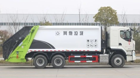 东风柳汽乘龙国六18方压缩式垃圾车_压缩式垃圾车生产厂家
