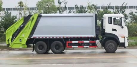 东风天龙国六18-20方压缩式垃圾车_压缩式垃圾车生产厂家