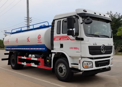 陕汽德龙油田吸污车_油田专用抽吸油车_楚胜牌CSC5189GXWS6型吸污车