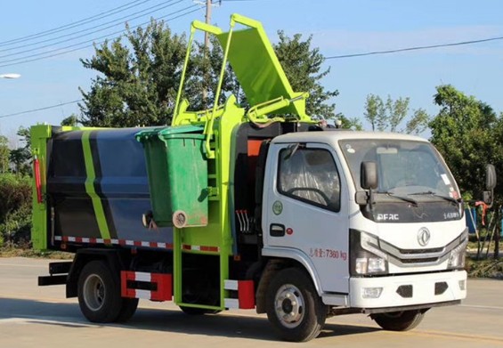 6方侧装压缩垃圾车_东风多利卡D6侧装压缩垃圾车