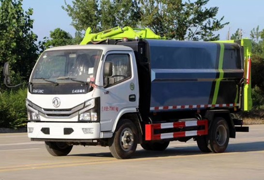 6方侧装压缩垃圾车_东风多利卡D6侧装压缩垃圾车