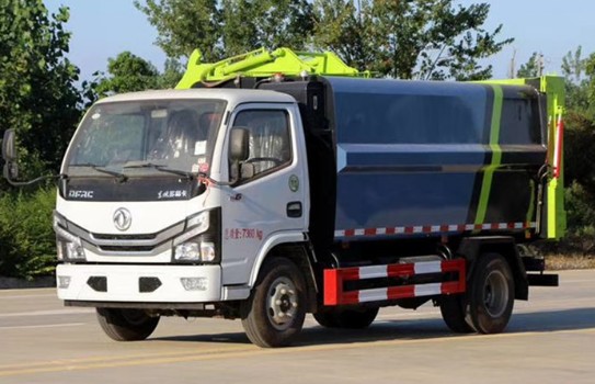 6方侧装压缩垃圾车_东风多利卡D6侧装压缩垃圾车