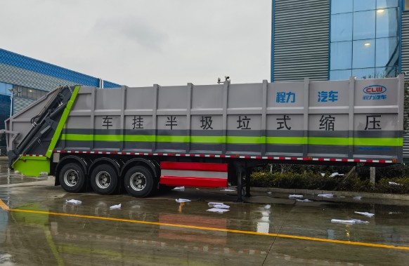 47方半挂压缩垃圾车_半挂压缩垃圾车厂家
