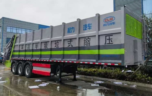 47方半挂压缩垃圾车_半挂压缩垃圾车厂家