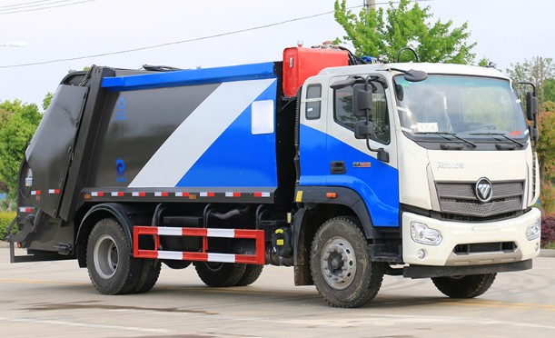 国六12方压缩垃圾车_福田瑞沃压缩垃圾车