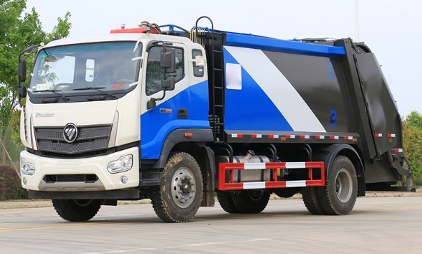 国六12方压缩垃圾车_福田瑞沃压缩垃圾车