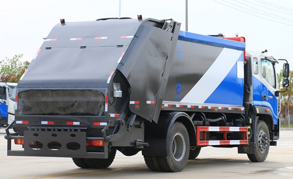 国六12方压缩垃圾车_福田瑞沃压缩垃圾车