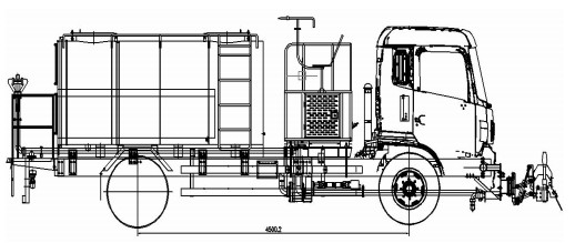 东风天锦型清洗车_楚胜牌CSC5181GQXD6型清洗车