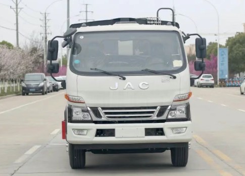 国六江淮骏铃6-9方压缩式垃圾车_楚胜牌CSC5121ZYSJH6型压缩式垃圾车