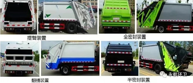 国六江淮骏铃6-9方压缩式垃圾车_楚胜牌CSC5121ZYSJH6型压缩式垃圾车