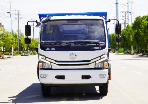 东风多利卡D7自卸式垃圾车_纵昂牌CLT5120ZLJEQ6型自卸式垃圾车