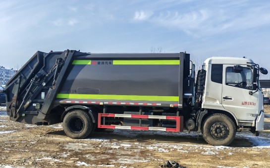 二手东风天锦16方压缩垃圾车_二手16方压缩垃圾车