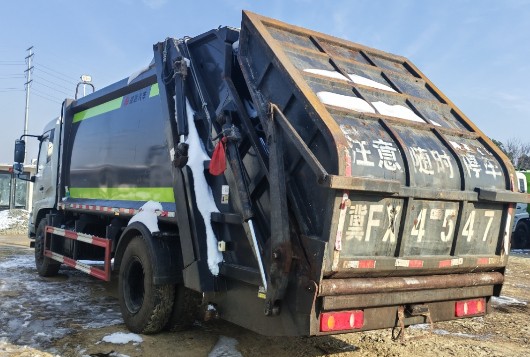 二手东风天锦16方压缩垃圾车_二手16方压缩垃圾车