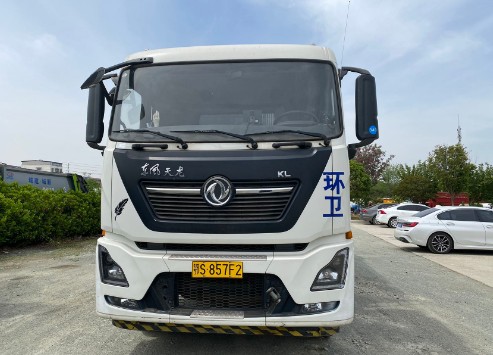 二手东风天龙20方压缩垃圾车_二手中车楚胜20方压缩垃圾车