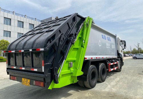 二手东风天龙20方压缩垃圾车_二手中车楚胜20方压缩垃圾车