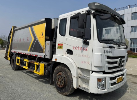 二手东风锦程18方压缩垃圾车_二手凯力18方压缩垃圾车