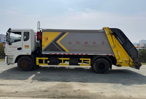 二手东风锦程18方压缩垃圾车_二手凯力18方压缩垃圾车