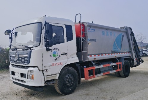 二手东风天锦16方压缩垃圾车_二手程力16方压缩垃圾车