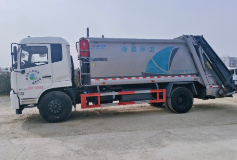 二手东风天锦16方压缩垃圾车_二手程力16方压缩垃圾车