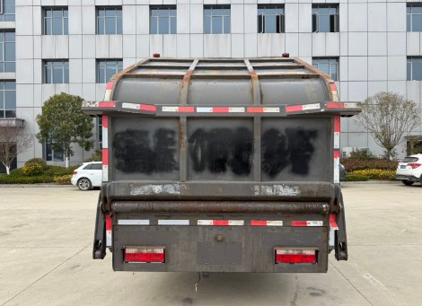 二手14方东风多利卡D9压缩垃圾车_二手九成新凯力14方压缩垃圾车
