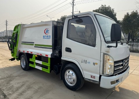 二手凯马4方压缩垃圾车_二手程力4方蓝牌压缩垃圾车