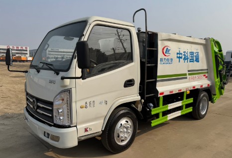 二手凯马4方压缩垃圾车_二手程力4方蓝牌压缩垃圾车
