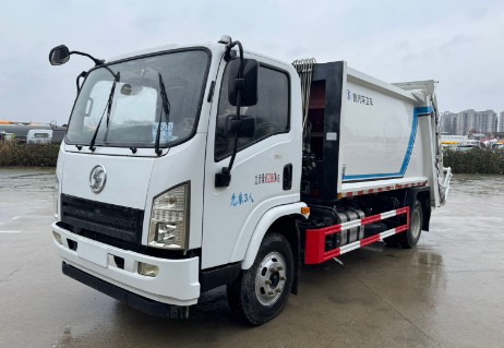 二手陕汽轩德9方压缩垃圾车_二手9方压缩垃圾车