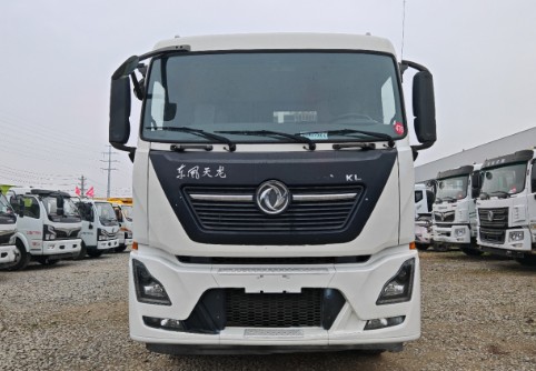 二手东风天龙后双桥22方压缩垃圾车_二手福龙马22方压缩垃圾车