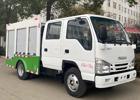 国六庆铃五十铃双排座白蚁防治车_白蚁防疫专用喷药车_白蚁防治作业车