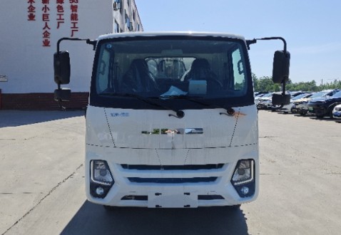 江铃顺达压缩式垃圾车_5方蓝牌压缩垃圾车